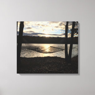 Ein ruhiger Nachmittag am See Fotografie Leinwanddruck