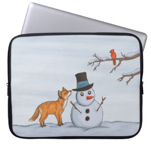 Ein ruhiger Schneetag Laptopschutzhülle