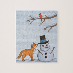 Ein ruhiger Schneetag Puzzle