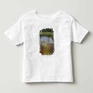Ein ruhiger Teich, der die Wolken reflektiert Kleinkind T-shirt