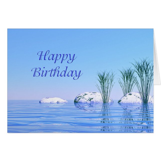 Ein ruhiger, Wellness-Center wie: Blue Birthday (Vorderseite (Horizontal))
