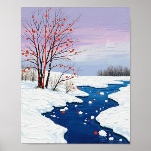 Ein ruhiger Wintertag Poster