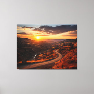 Ein ruhiges Bild des Realismus - Digital Leinwanddruck