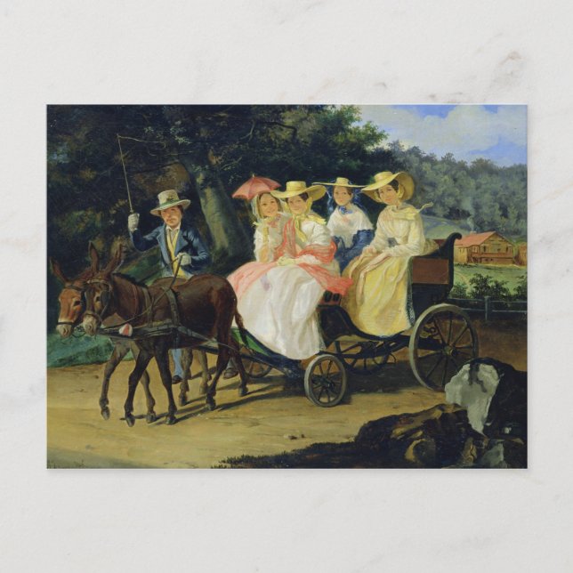 Ein Run, 1845-46 Postkarte (Vorderseite)