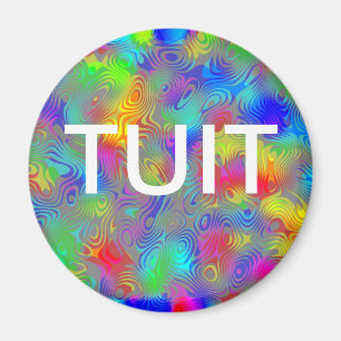 EIN RUNDES TUIT MAGNET