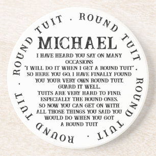 Ein Rundrohr Getränkeuntersetzer