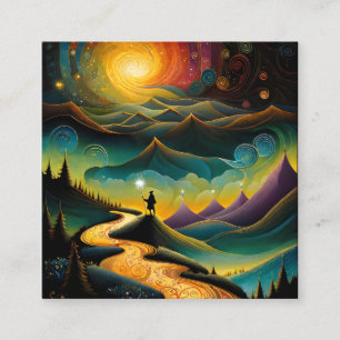 Ein Sabbatical kann, wenn er gut im Takt ist, sehr Quadratische Visitenkarte