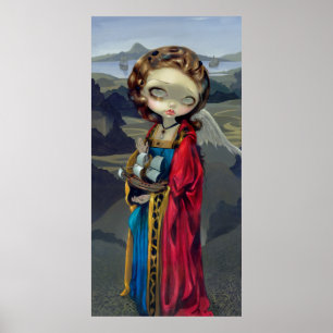 Ein Safe Harbor ART DRUCKEN gothischen Engel Symbo Poster