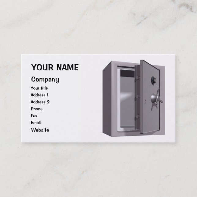 Ein Safe Visitenkarte (Vorderseite)