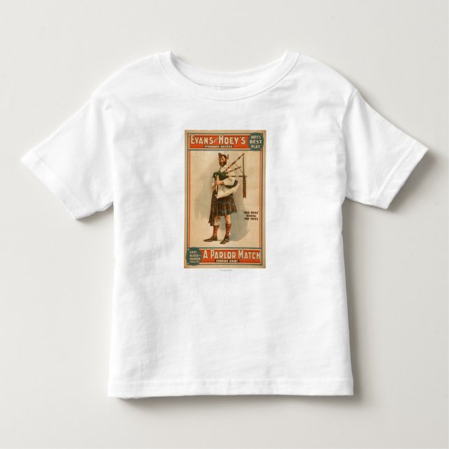 Ein Salon Match "Old Hoss" Schottischer Bagpiper Kleinkind T-shirt (Vorderseite)
