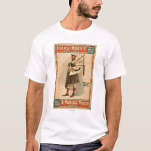 Ein Salon Match "Old Hoss" Schottischer Bagpiper T-Shirt