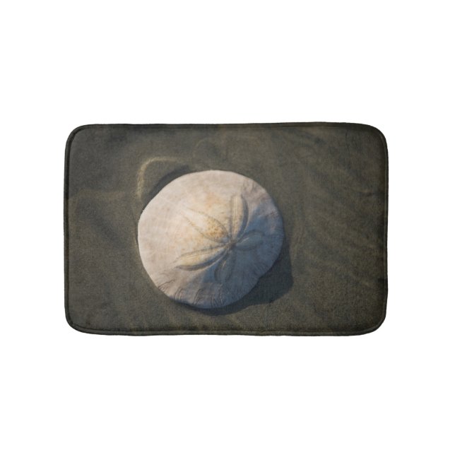 Ein Sand-Dollar auf dem Strand Badematte (Vorderseite)