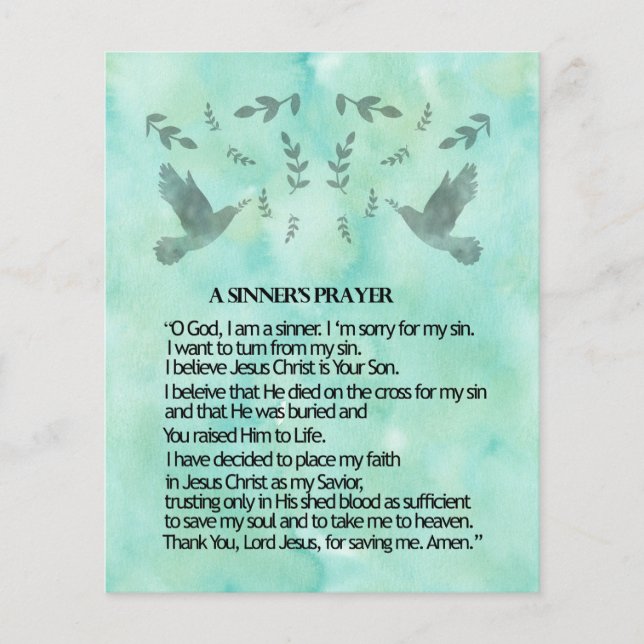 Ein Sängergebet (Vorderseite)