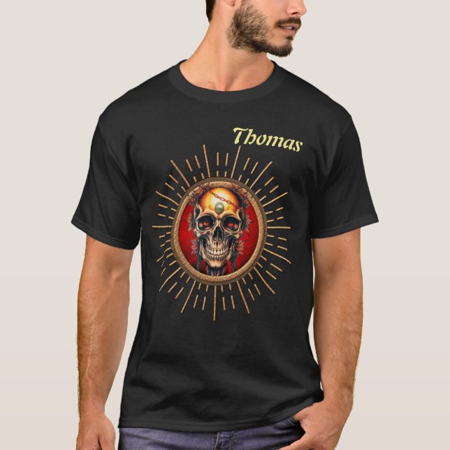Ein Schädel T-Shirt (Vorderseite)
