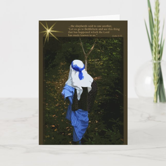 Ein Schäfer Hurrys Feiertagskarte (Vorderseite)