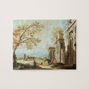 Ein Schäfer mit Ziegen und anderen Zahlen unter Cl Puzzle