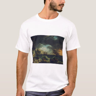 Ein Schiffbruch in stürmischer See von Claude-Jose T-Shirt