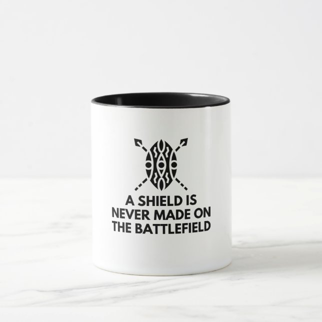 Ein Schild Tasse (Zentrum)