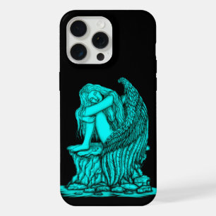 Ein schlafender Engel auf dem Stein iPhone 15 Pro Max Hülle