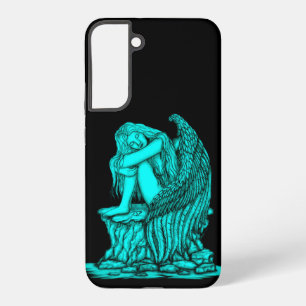 Ein schlafender Engel auf dem Stein Samsung Galaxy Hülle