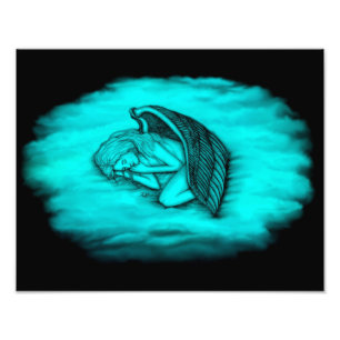 Ein schlafender Engel Fotodruck