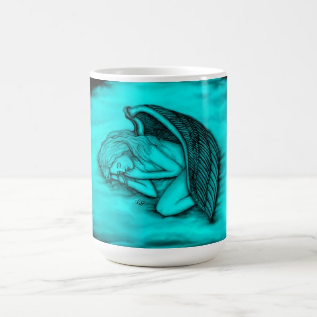 Ein schlafender Engel Kaffeetasse (Mittel)