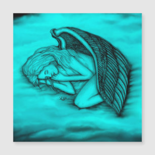 Ein schlafender Engel Magnetkarte