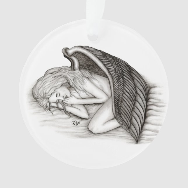 Ein schlafender Engel Ornament (Vorderseite)