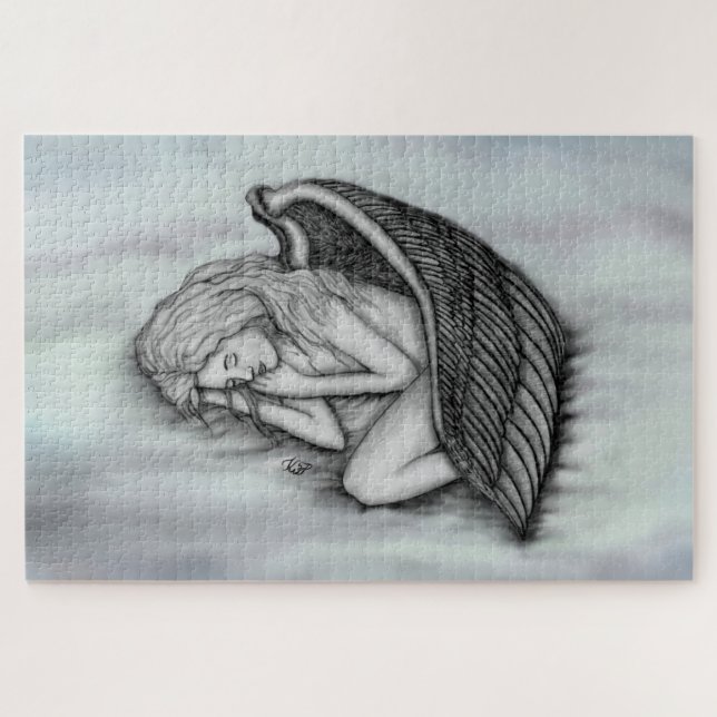 Ein schlafender Engel Puzzle (Horizontal)