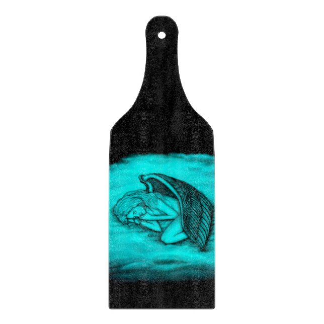 Ein schlafender Engel Schneidebrett (Vorderseite)