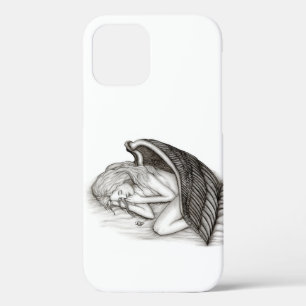 Ein schlafender Engel , schwarz und weiß Case-Mate iPhone Hülle