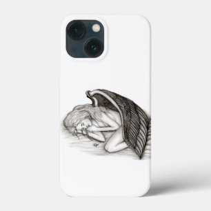 Ein schlafender Engel , schwarz und weiß Case-Mate iPhone Hülle