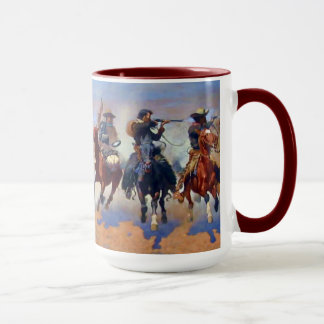 Ein Schlag für das Bauholz, Frederic Remington Tasse