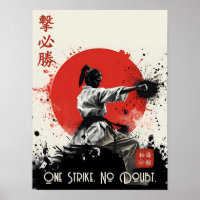 Ein Schlag, kein Zweifel Traditionelles Shotokan-K