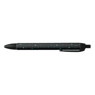 Ein schlanker schwarzer Stift mit schwarzer Spitze
