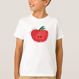 Ein schlauer Apfel Unisex Grafik T-Shirt