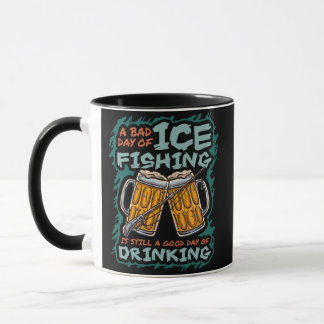 Ein schlechter Tag beim Eisangeln Lustige Humor Zi Tasse