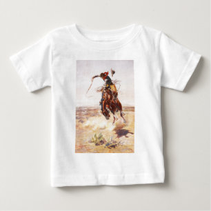 Ein schlechtes Hoss von Charles Marion Russell im  Baby T-shirt
