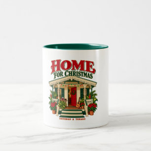 Ein Schluck Heimat: Trini-Weihnachtstasse Zweifarbige Tasse