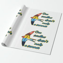 Ein Schluck macht keinen Sommer Geschenkpapier