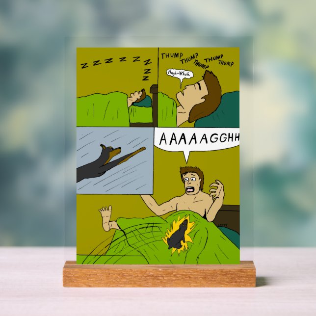 Ein schmerzhafter weck acrylschild (Neutral)