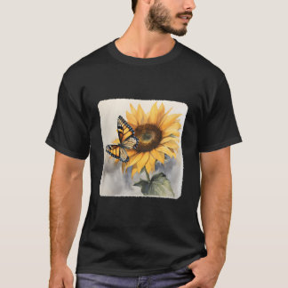 Ein Schmetterling ruht auf einem Garten-Schmetterl T-Shirt
