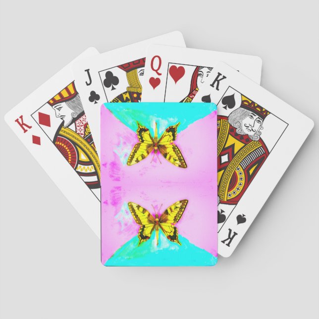Ein Schmetterling Spielkarten (Rückseite)