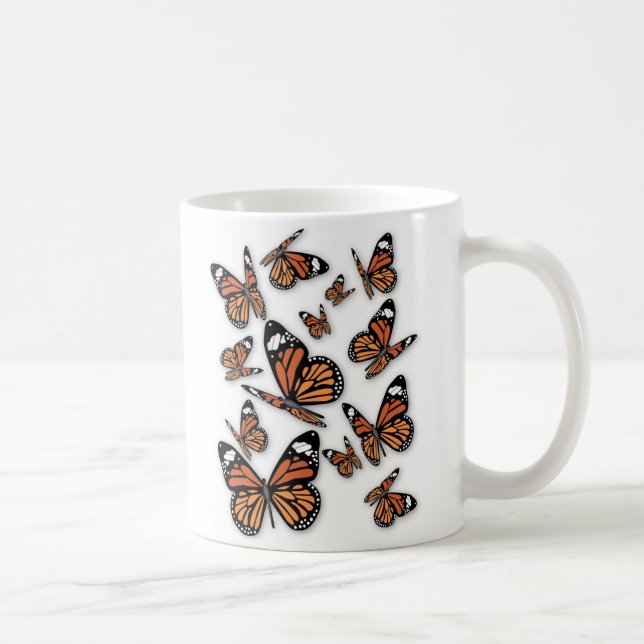Ein Schmetterlingsflug Tasse (Rechts)
