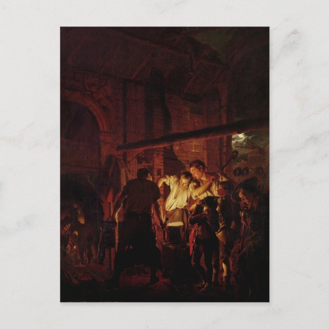 Ein Schmiedeladen, 1771 Postkarte (Vorderseite)