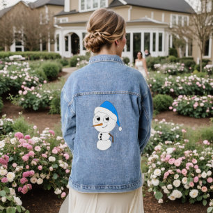 ein Schneemann Jeansjacke