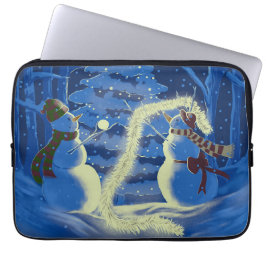 Ein Schneemann-Weihnachten Laptopschutzhülle