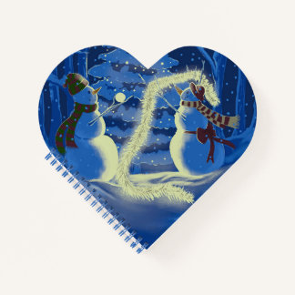 Ein Schneemann-Weihnachten Notizbuch