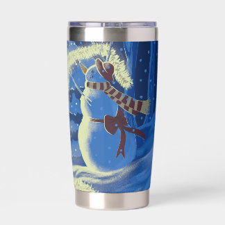 Ein Schneemann-Weihnachten Thermobecher