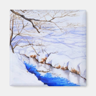 Ein Schneestream Magnet